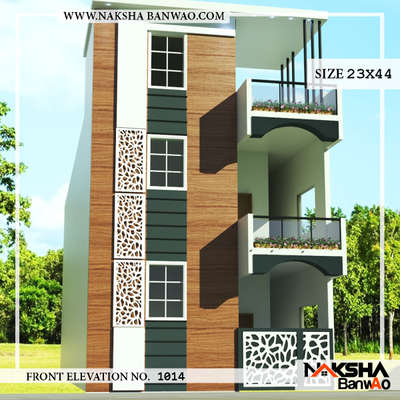 Running project #ajmer Raj.
Elevation Design 23x44
#naksha #nakshabanwao #houseplanning #homeexterior #exteriordesign #architecture #indianarchitecture
#architects #bestarchitecture #homedesign #houseplan #homedecoration #homeremodling #ajmer  #india #decorationidea #ajmerarchitect

For more info: 9549494050
Www.nakshabanwao.com