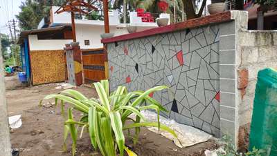 granite stone texture painting|coumpond wall texture #karnataka  #perinthalmanna texture