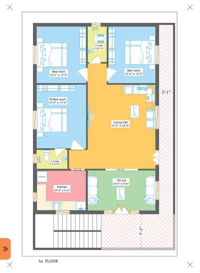 *2D Plan For Residential House*
Delivery Most Probably 5 working days or As per Your change in planning. 
1. Basic Plan
2. Column Layouts