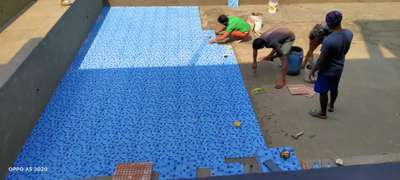 # swimming pool tile work