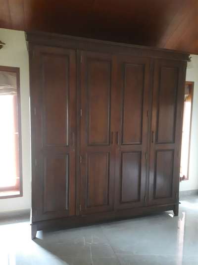 wooden wardrobe