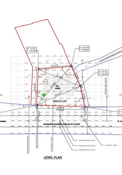 level plan for pump site