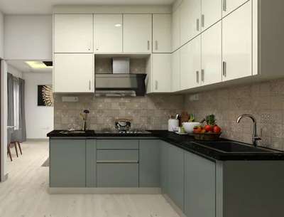 kitchen finishing of work  # hi-tech interiors