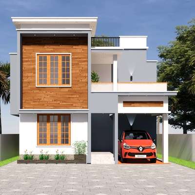 4 സെന്റിലെ 3 ബെഡ്റൂം വീട്. Total area 1540 Sqft. Budget 31 lakhs without interior.
#modernminimalism #ElevationDesign #ContemporaryHouse #smallplots