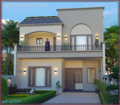 #rinkaldesignstudio  #classichomes  #small classical house #3drendering