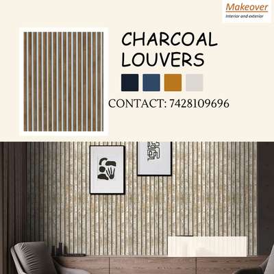 Makeover Interior Presenting you Interior elevation product Charcoal Louvers 
.
.
Charcoal Louvers 
at just 600 per panel
. 
. 
#charcoal  #charcoallouvers    #Interior #elevation #exteriorelevation  #modernexterior #louvers #modernelevation #makeoverinterior
. 
. 
Stay connected for more information
. 
. 
Or call us on 
7428109696
9311780628
