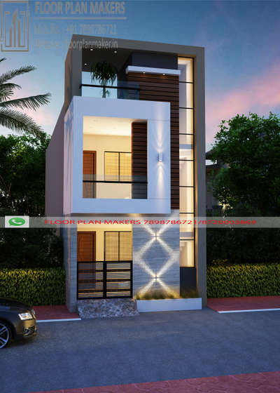 15 foot elevation design by floor plan makers 
 #ElevationHome 
 #ElevationDesign 
#elevation_ 
#facadedesign 
#CivilEngineer 
#architecturedesigns