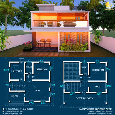 2BHK 979 sqft
Contact us immediately at 8055234222 for construction requirements. 

 #ivoeryhomes  #ivoeryhomesanddevelopers  #3d  #3delevations  #3dvisualisation  #HouseConstruction  #constructioncompany  #ConstructionCompaniesInKerala