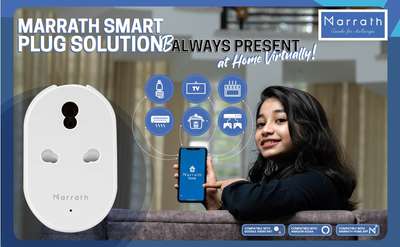 Be Always Present at Home, Virtually!

Marrath Home Smart Plug is an amazing offering from the brand which helps you with a reliable solution to plugging everything. It helps you to control the plug even when you are away, so you never leave anything switched on or off. This plug also comes with features like scheduling, voice control and so on. Truly you could begin your smart home journey with Marrath smart plug!
Smart Plugging of Anything
 Marrath Home APP
 Forget the Forgetting
Smart Plugging of Anything
Use Your Voice for Everything
Transform Your Home to Smart Home