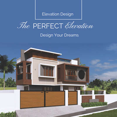 Elevation Design for the client at Kunnapuzha, Trivandrum.  #ElevationHome  #exteriordesigns  #3D_ELEVATION  #trivandrumhomes