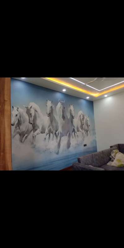 #wallpapers #WALL_PAPER #customized_wallpaper #luxuryinteriors #rollwallpaper #horsewallpaper