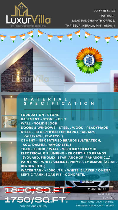 Build Your Dream Home
#homecostruction #villa #Thrissur