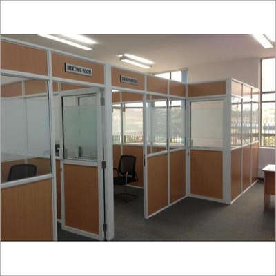 aluminium and glass partition