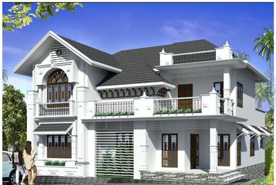completed project of  -#OliveSketchAndBuild

 #karakkadu #colonial #4BHKHouse
