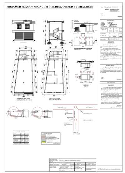 proposed plan of shop n building #civilengineers  #permitdrawings  #PERMIT  
#vasthuconsulting