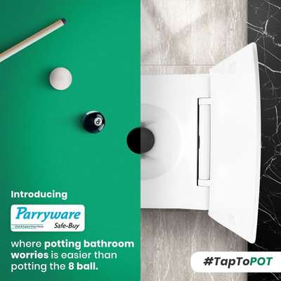 parryware india Potting the 8 ball in a game of pool is definitely not easy! What's easy is potting all your bathroom worries in one single click with Parryware Safe-Buy.

#Parryware #SafeBuy