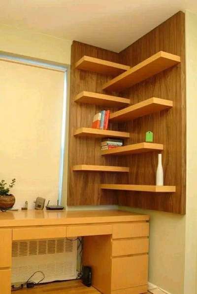Amazing corner shelves