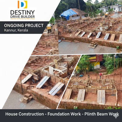 ongoing work at Kannur
#HouseDesigns #HouseConstruction #foundation #plinthbeam #constructionsite #working@kannur #kannir 
#BestBuildersInKerala