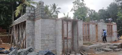 #Block_Work above #lintel is #progressing @ #kumplapoika #malayalapuzha #Pathanathitta #site.
#full_finish #solid_block #malayali_Maison #tamil_maison 
#turnkey #projects