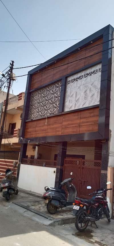 Front Elevation designed and executed for our client in RDC, Ghaziabad.