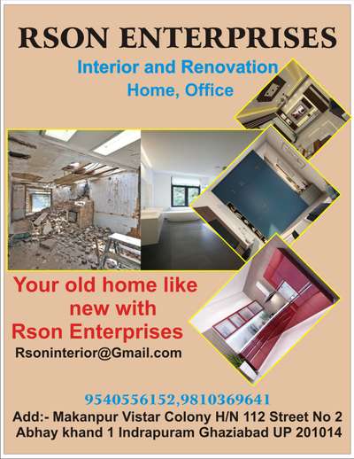 your old home like new with Rson Enterprises 9540556152,9810369641