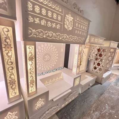 Introducing our Hanging Small Corian Marble Temple – where sacred design meets space-saving elegance.

🏠✨ Perfect for modern homes, this floating marvel features: 🔸 Luxurious Corian Marble finish
🔸 Soft ambient lighting that glows with peace
🔸 Compact yet commanding spiritual presence
🔸 Wall-mounted design – no floor space needed

📩 DM to order | 🛍️ Limited stock available
.
🌐 www.designotemplestore.com
📍 1/2726, Timber Market, Main, Loni Rd, Ram Nagar Extension, Ram Nagar, Shahdara, Delhi, 110032
.
.
..
.
#FloatingTemple #CorianDesign #HomeTemple #ModernMandir #DivineDecor #DesignoTemple #CompactElegance #InteriorInspiration #luxury #LuxuryLiving #interiordesign #mderntemple #corian #cnc #delhi #surat