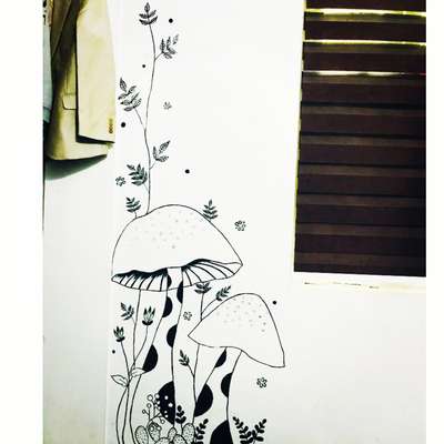 fungi drawing
. 
. 
#WallDesigns #WallPainting