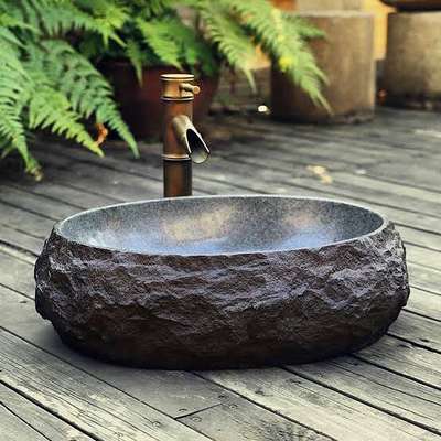 Riverstone Washbasin
Imported from Indonesia 
#aquant #riverstone #imported #stonewashbasin #naturalstone