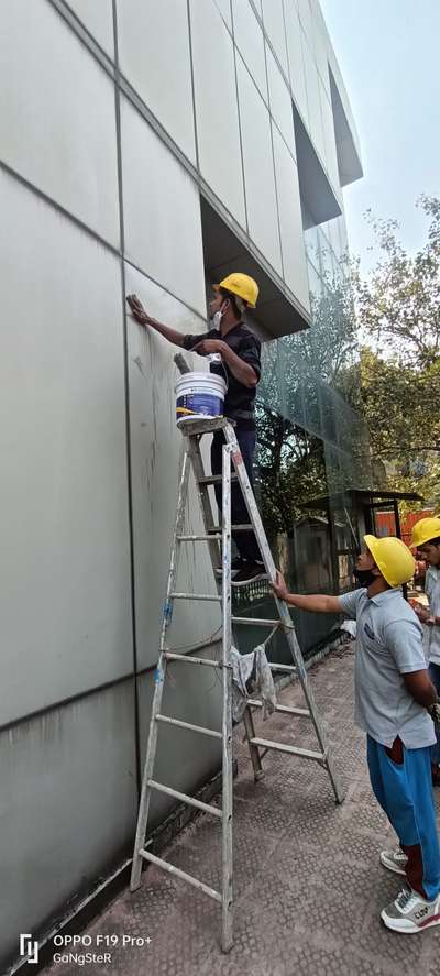 ASP Sheet cleaning wark at okhala phase 1