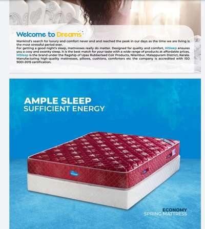*mattress *
We provide all type mattress spring coir medical with customized size all over delivery (72*36*4 inch)/(182.88*91.44*10.16cm)