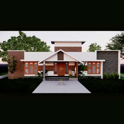 Budget home 🏡.
.
.
3bhk.
1500sqft.
.
.
 #KeralaStyleHouse #TraditionalHouse #contemporary #viralhousedesign #koloviral #budget #budgethomes #ElevationDesign #HomeDecor #SingleFloorHouse #tropicalhouse