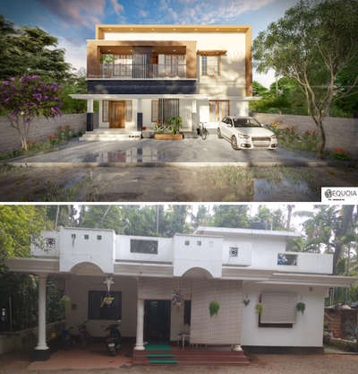 renovation 
design- sequoia_architects
📍 chalakudy

 #exterior_Work #exteriordesigns #HomeDecor #lumion10 #3dsmax #KeralaStyleHouse #keralaarchitectures #architecturedesigns #kerala_architecture #HomeDecor