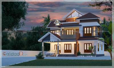 Kerala Style Exterior Design  #ElevationHome  #KeralaStyleHouse  #ElevationDesign