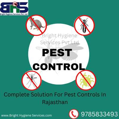 Any requirement for Pest Control Services & Termite Control Services ( Dill ,fill & seal methodology and Termitube treatment ) Please contact us. 
Thanks & Regards
Shubham Agarwal
Bright Hygiene Services Pvt Ltd
Call :- 9785-833-493

 #Architect #InteriorDesigner  #Architectural&Interior #Anti-Termite #termitecontrol #termitepipe #pestcontrol #termite