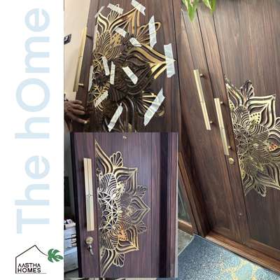 #DoubleDoor  #HomeDecor  #interiorpainting  #Steeldoor  #roaswood #Woodendoor  #keralatraditionalmural