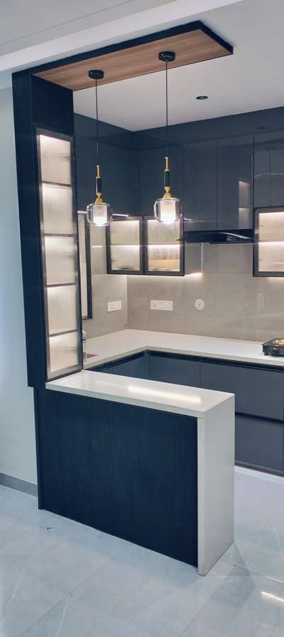 #Modular #Kitchen #Acrylic #Finished #Hitech #innotech #FactoryFinish  #Quads #Stones