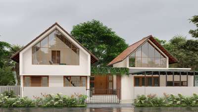 RESIDENCE AT PUTHENKURIZ  
client : Harikrishnan & Aparna
area : 2150