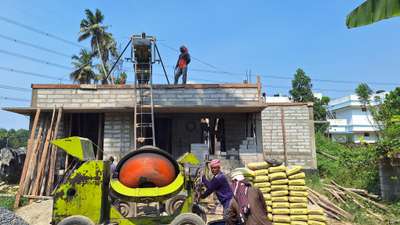 Today site concrete at Pallikkara(27-03-24)

AAC Block work