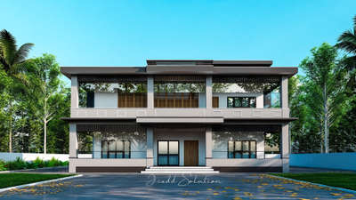 New exterior elevation design 
#jcadd #TraditionalHouse #KeralaStyleHouse #keralaarchitectures