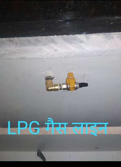 *LPG Gas Line *
with material and
Extra Rate for walve