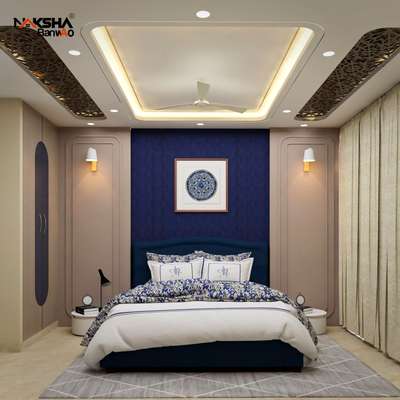 Master Bedroom ✨✨ 

 #MasterBedroom  #KingsizeBedroom  #modernbedroom  #bedroominteriors  #InteriorDesigner  #nakshabanwao