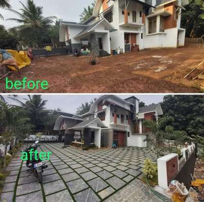 kannur & #talasseri
 #work finished 
 #artificial  #grass & #bangalore  #stone  #