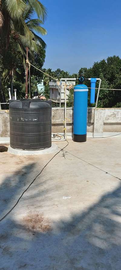 water softener plant.