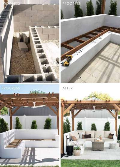Full Work design // Sofa sitting garden
 #sayyedinteriordesigner  #LandscapeGarden  #Sofas