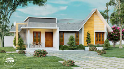 exterior view deigning  #ExteriorDesign  #modernhome  #budget_home  #3dmodeling  #HomeDecor