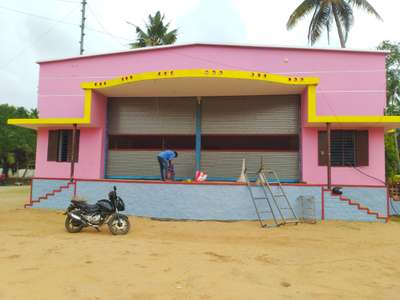 kandamangalam stage shutter works completed #RollingShutters 
 #shutter 
 #prabhasshutterworks