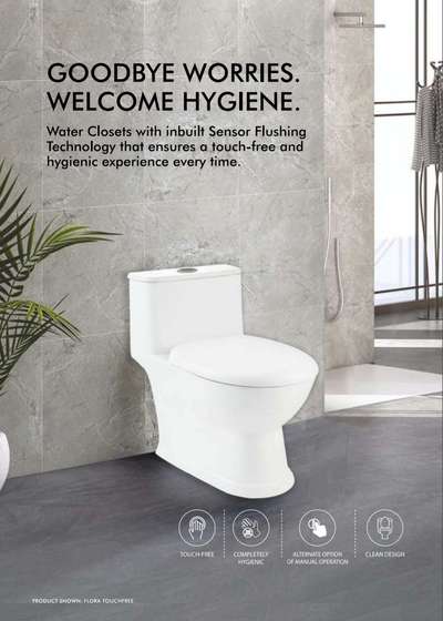 touch free sensor flushing technology