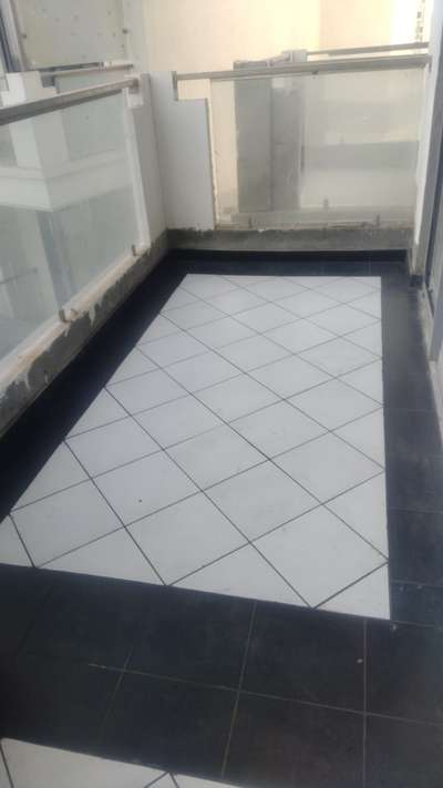 Tile Work with skirtings at Delhi  #FlooringTiles #tilespacer