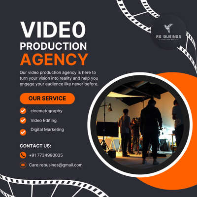 Need captivating video content? Look no further! 🌟 Re Busines is your go-to video production agency, specializing in cinematography, video editing, and digital marketing. Let’s bring your vision to life and captivate your audience together! Contact us today at +91 7734990035 or email care.rebusines@gmail.com. 📧 #VideoProduction #Cinematography #DigitalMarketing #EngageYourAudience #ReBusines #tasveereclick #freelance #videoeditor