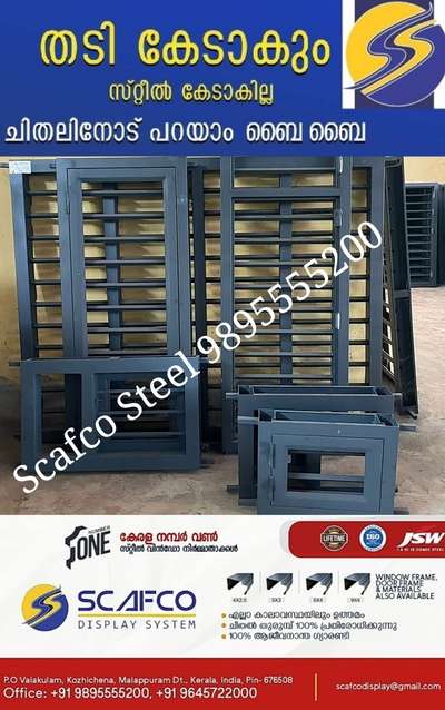 Scafco Steel Door Frame And Window Frames manufacturer 9895555200